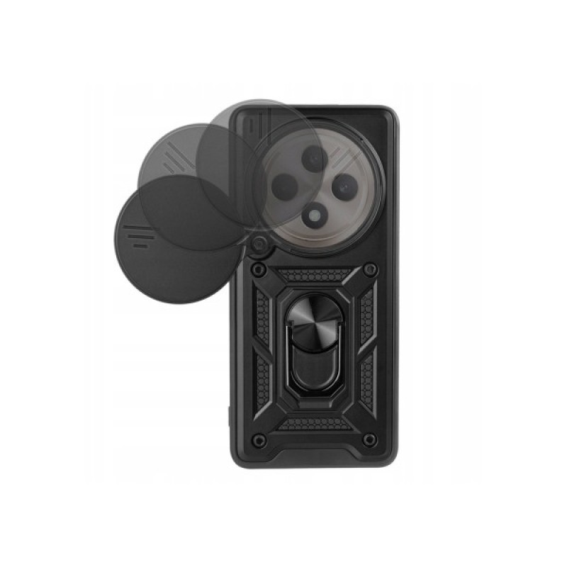 Чохол до мобільного телефона BeCover Military Oppo Reno12 F 5G Black (713079)
