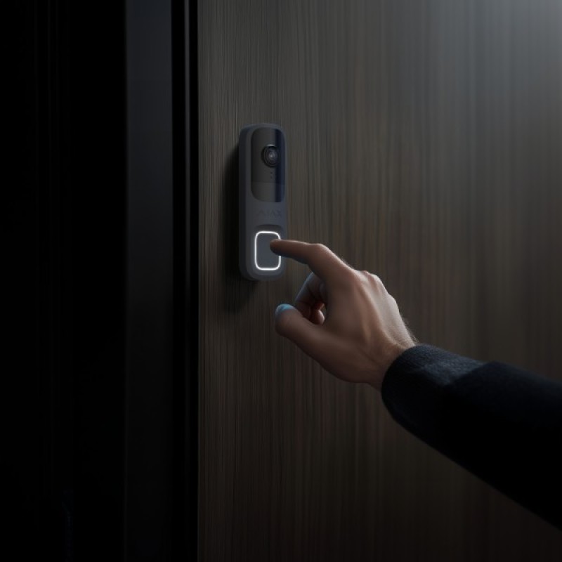 Панель виклику Ajax Doorbell grey