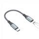 Перехідник USB-C M to Lightning F 0.17m gray ColorWay (CW-AD-CL)