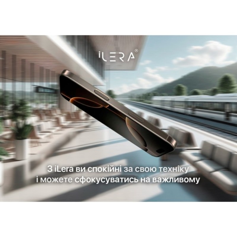 Скло захисне iLera Premium Sapphire Ultra + Corning Glass iPhone 16 Pro (ILPRSAP16PRO)