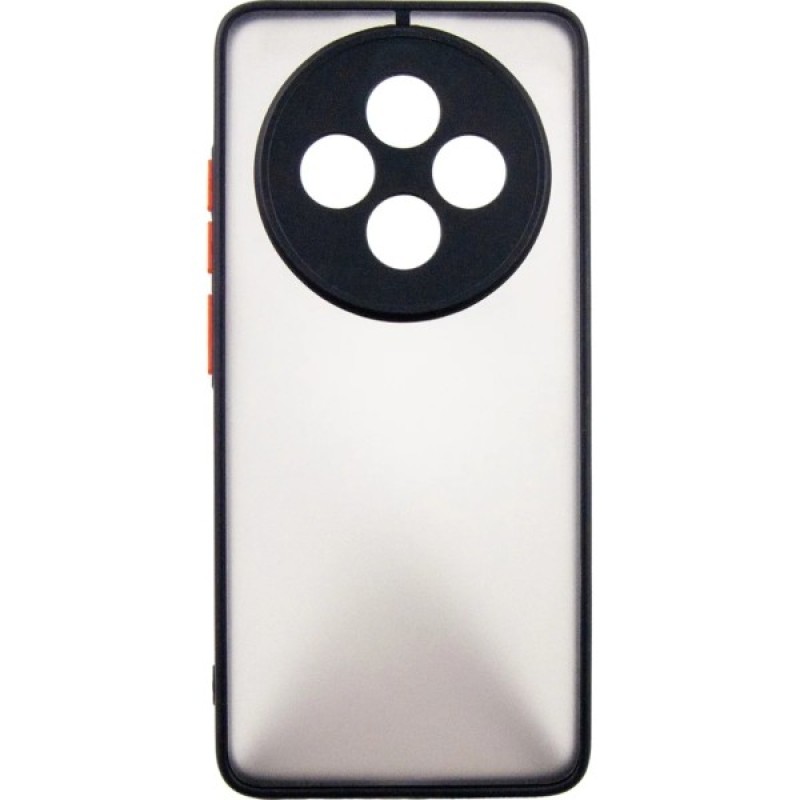 Чохол до мобільного телефона Dengos Oppo Reno 12F 4G Case Matte + 2 Glass (Black) (DG-CTG2P-19)