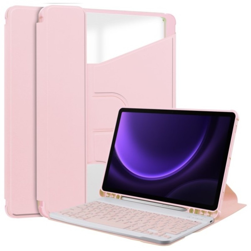 Чохол до планшета BeCover BeCover 360° Rotatable Samsung Galaxy Tab S10 FE (SM-X520/SM-X526) 10.9" Pink (713311)