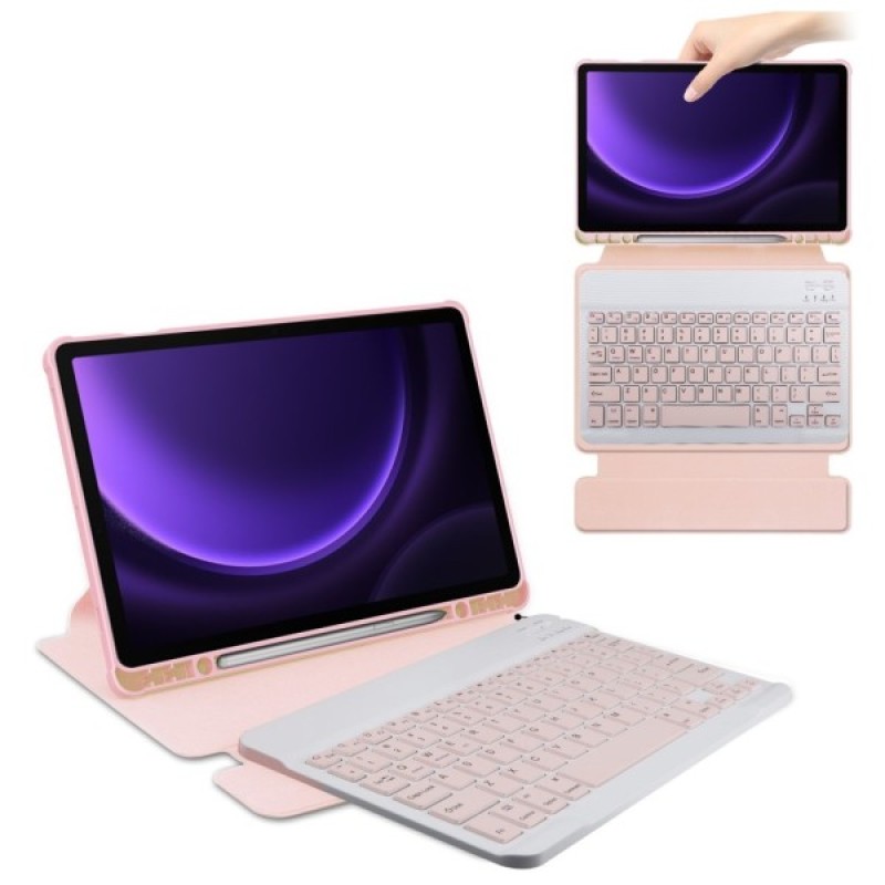 Чохол до планшета BeCover BeCover 360° Rotatable Samsung Galaxy Tab S10 FE (SM-X520/SM-X526) 10.9" Pink (713311)