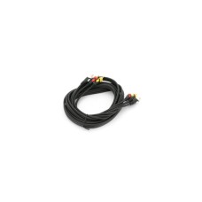 Кабель мультимедійний 3xRCA M to 3xRCA M 3.0m black Voltronic (YT-3хRCA(M)/3хRCA(M)-3.0P)