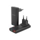 Зарядний пристрій Choetech 2xUSB 65W GaN (USB-C+USB-A) Ultra thin (PD6011-EU-BK)