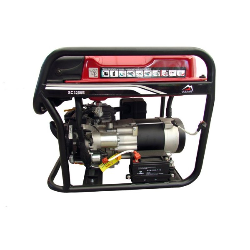 Генератор Vulkan SC3250E-II 1ф 2,8kW, ел.старт, бак-15л (SC3250E-II)