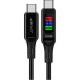 Дата кабель USB-C to USB-C 1.2m 100W with display C7-03 Acefast (6974316282778)