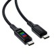 Дата кабель USB-C to USB-C 1.2m 100W with display C7-03 Acefast (6974316282778)
