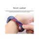 Ремінець до фітнес браслета BeCover Elastic Nylon Style для Xiaomi Mi Smart Band 5/6 (Size S) Blue-White (706140)