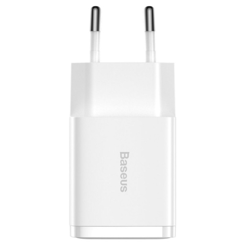 Зарядний пристрій Baseus Compact Charger 2U White (CCXJ010202)
