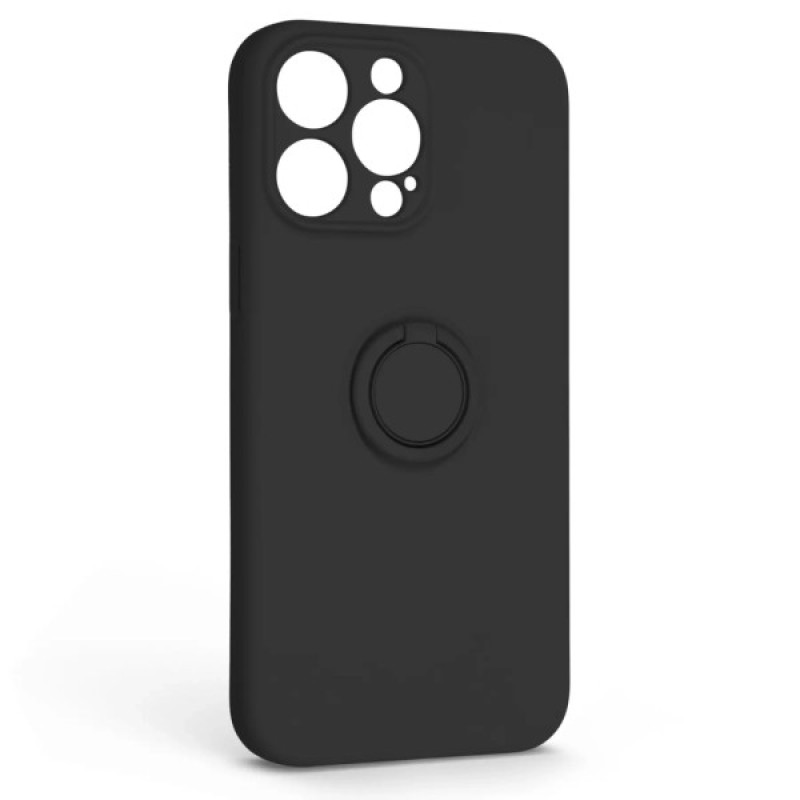 Чохол до мобільного телефона Armorstandart Icon Ring Apple iPhone 14 Pro Max Black (ARM68718)