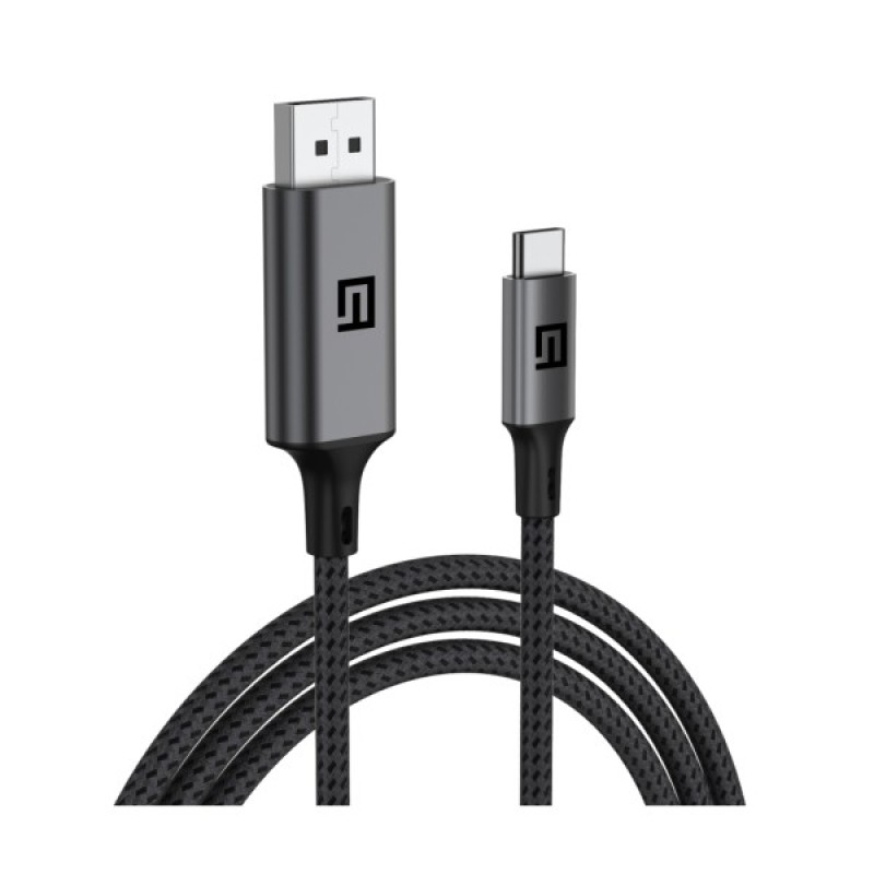 Кабель мультимедійний USB-C to DisplayPort 2.0m 4K60Hz black Armorstandart (ARM76892)