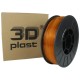 Пластик для 3D-принтера 3Dplast PETG 1.75мм, 0.85кг, transparent orange (3DPTG17508CNG)