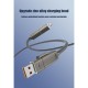 Дата кабель USB 2.0 AM to USB-C + USB 2.0 AM to Lightning 1.0m 60W gray XO (NB275_4-in-1_Gray)