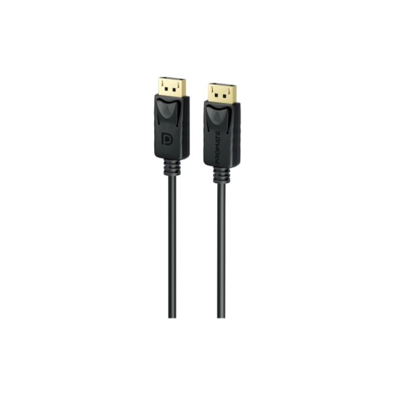 Кабель мультимедійний DisplayPort to DisplayPort 3.0m v1.4 black Promate (dplink-300.black)