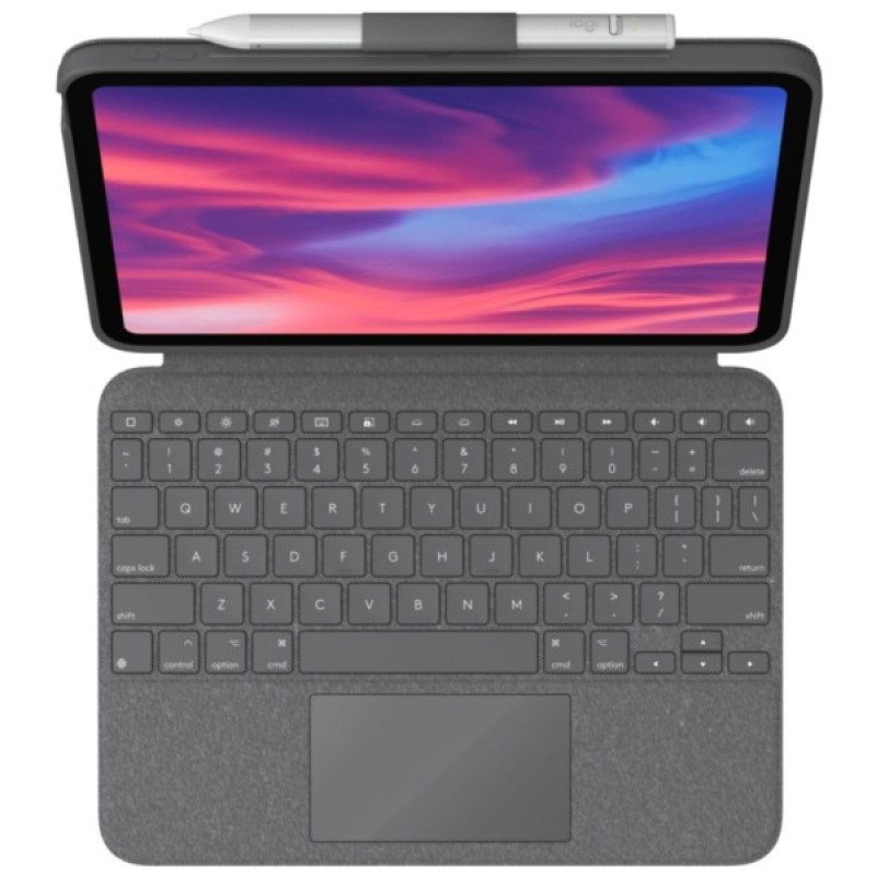 Чохол до планшета Logitech Combo Touch Keyboard iPad 10.9" 10th Gen 2022 Oxford Gray (L920-011382)