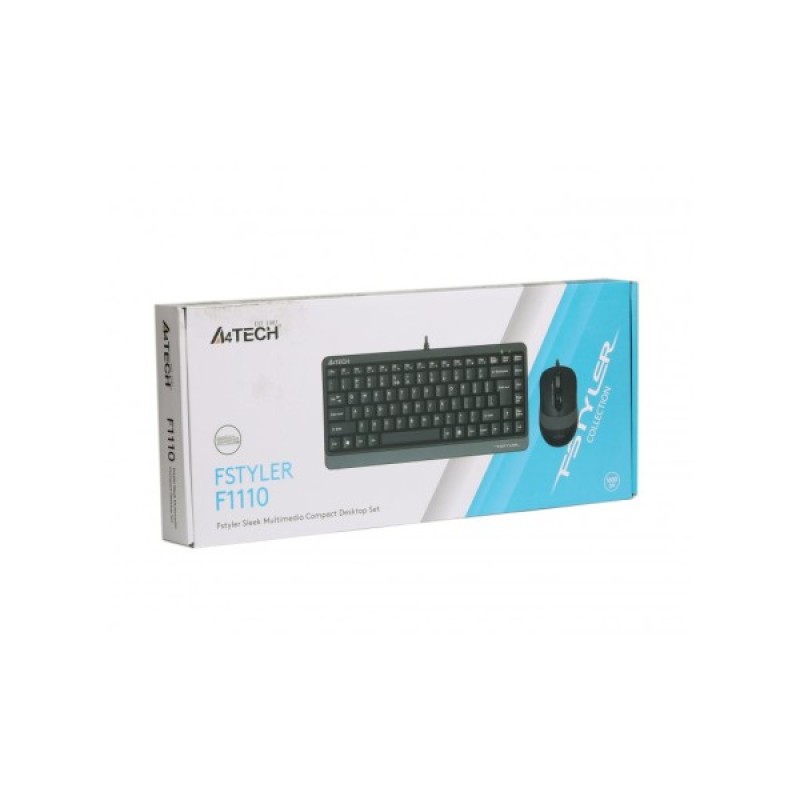 Комплект A4Tech F1110 USB Grey (F1110 Grey)