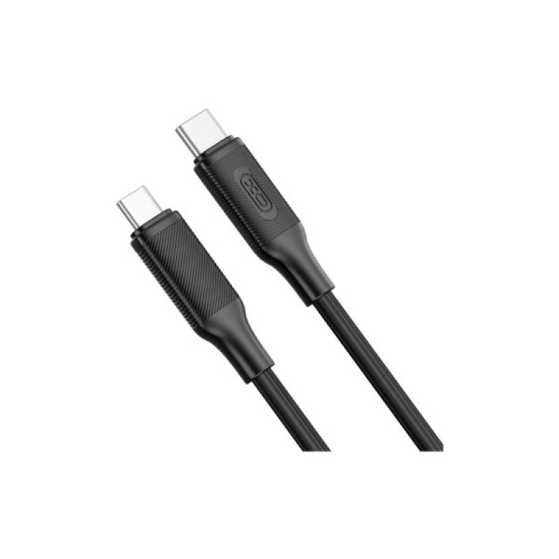 Дата кабель USB-C to USB-C NBQ265B-CC black XO (NB-Q265B-CC.black)