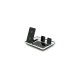 Зарядний пристрій Voltronic 4-in-1 Wireless Charging Station Smartphone + Watch + Earbuds black silver (BZ/R-11)