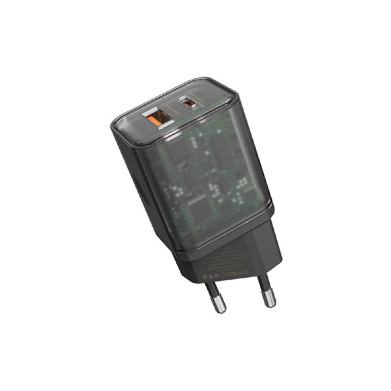 Зарядний пристрій Proda Xinrui A49 Fast Cherge 20W + Quick Charge (PD-A49-BK)