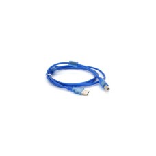 Кабель для принтера USB 2.0 AM/BM 1.5m 2x ferrite transparent Voltronic (YT-AM/BM-1.5T)