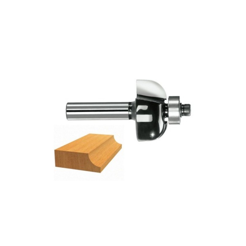 Фреза Bosch Professional галтельна, Std, S8, R12, D36.7, L16 (2.608.628.365)
