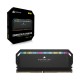 Модуль пам'яті для комп'ютера DDR5 64GB (2x32GB) 6800 MHz Dominator Platinum RGB Black Corsair (CMT64GX5M2B6800C40)