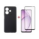 Чохол до мобільного телефона Dengos Carbon + glass Oppo A40m/A40 Black (DG-KM-159)
