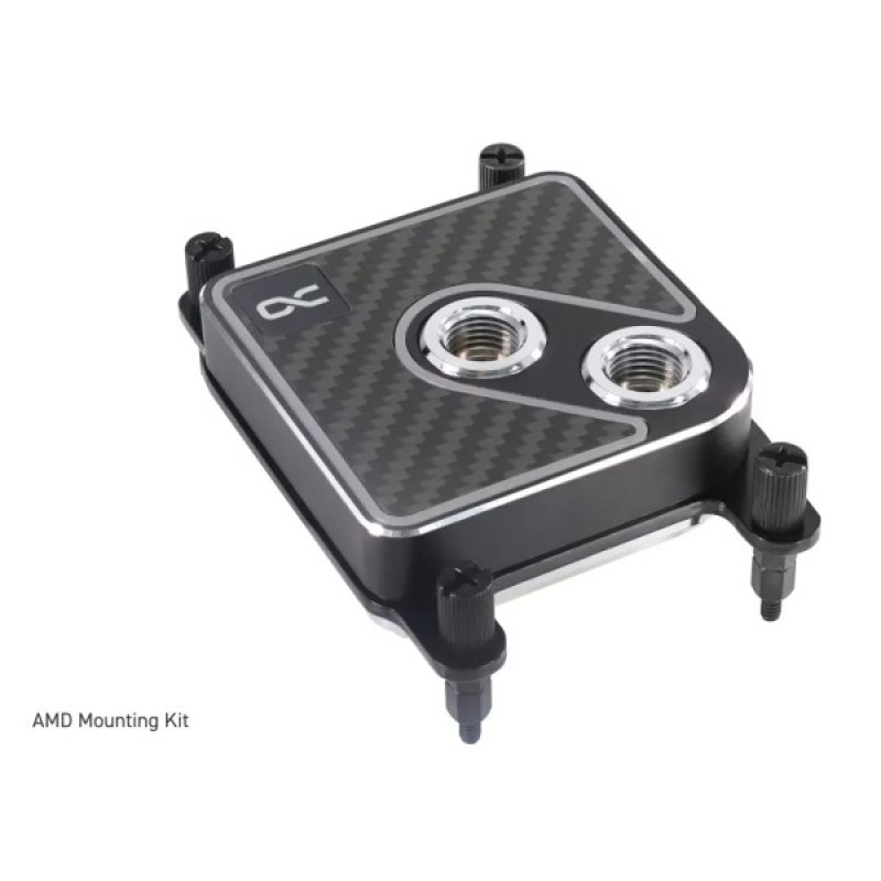 Водоблок Alphacool Core 1 Aurora Carbon - AM4 / AM5 Intel LGA 1700 / LGA 1851 (13769)