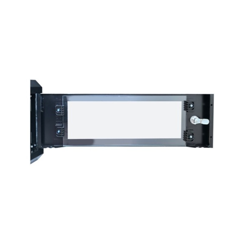 Шафа настінна GEAR 4U 19'' 600x600x240 мм, black (GWMSN-4U-600-600)