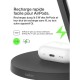Зарядний пристрій Belkin 3in1 Magnetic Pad Qi2 15W Black (WIZ032KQBK)