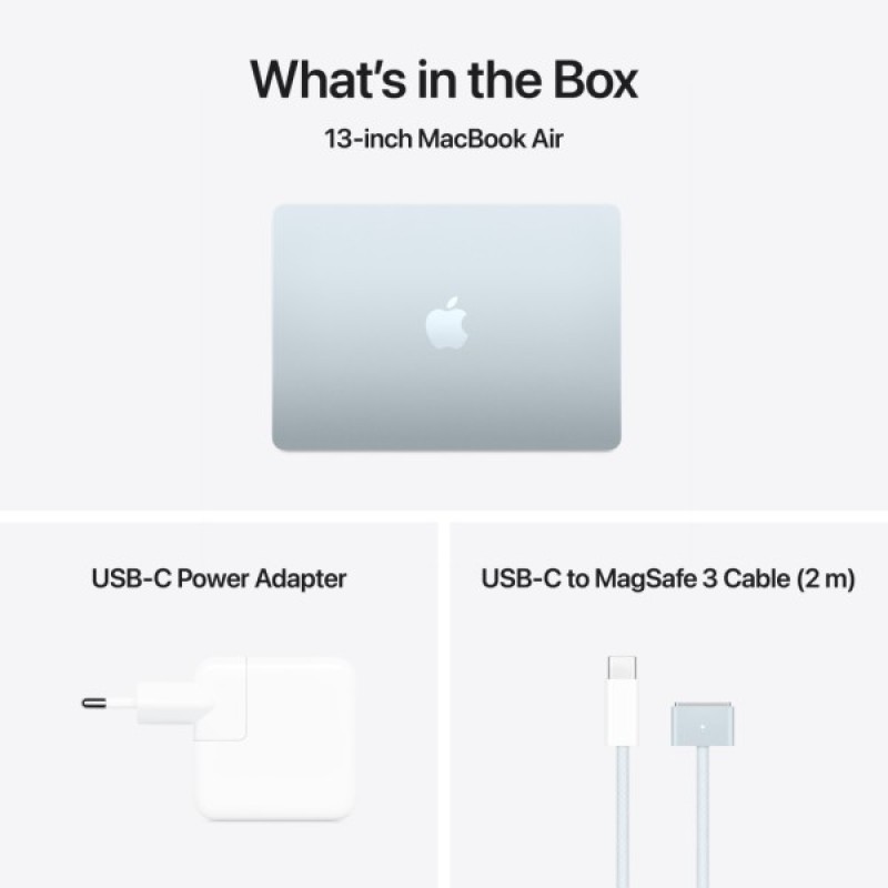 Ноутбук Apple MacBook Air 13 M4 A3240 Sky Blue (MC6T4UA/A)