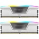 Модуль пам'яті для комп'ютера DDR5 32GB (2x16GB) 6000 MHz Vengeance RGB White Corsair (CMH32GX5M2B6000C40W)