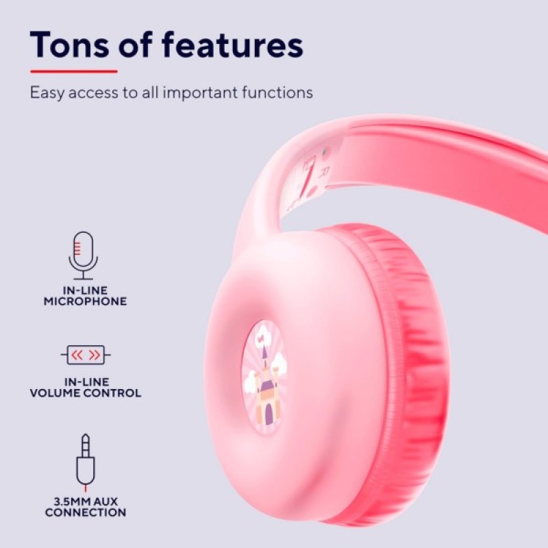 Навушники Trust Nouna Pink (25277)