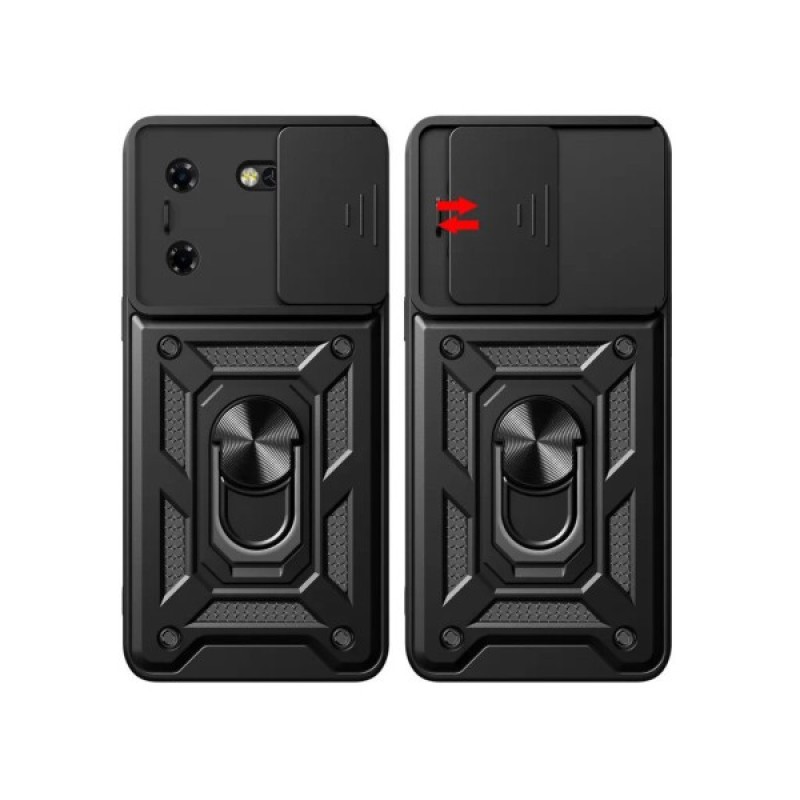 Чохол до мобільного телефона BeCover Military Tecno POVA 5 (LH7n) Black (710004)