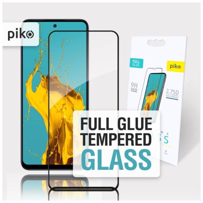 Скло захисне Piko Full Glue Xiaomi Redmi Note 12R Black (1283126589799)