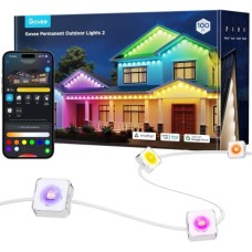Світлодіодна стрічка Govee H705 Permanent Outdoor Lights 2, 30.0m, IP65, RGBICW, WI-FI/Bluetooth, white (H705E311)