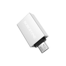 Перехідник BV2 USB to Micro-USB M OTG USB 3.0 BOROFONE (6957531090311)