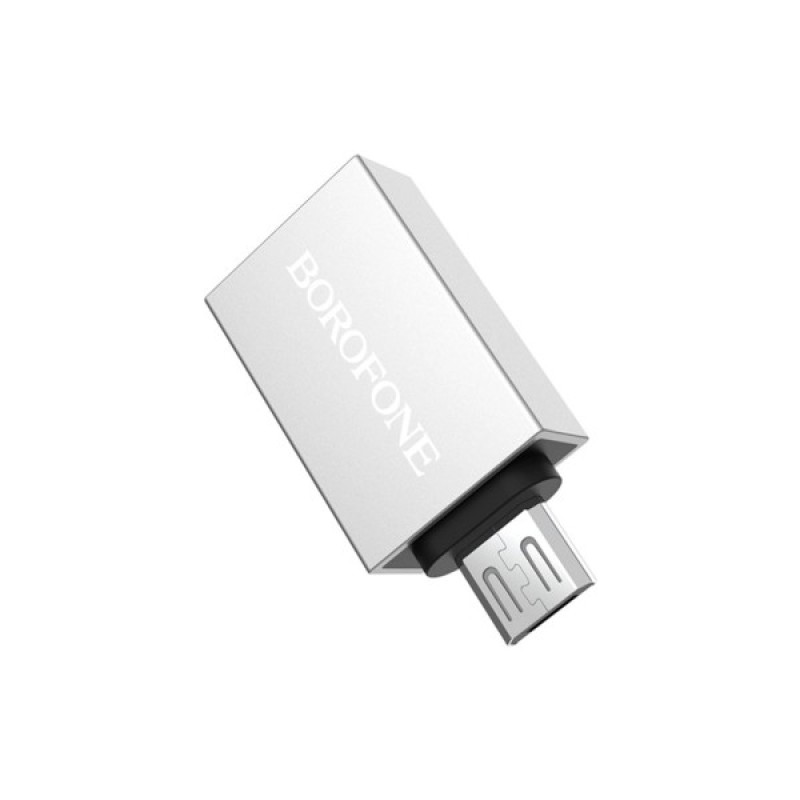 Перехідник BV2 USB to Micro-USB M OTG USB 3.0 BOROFONE (6957531090311)