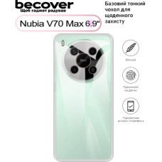 Чохол до мобільного телефона BeCover Nubia V70 Max Transparancy (713565)