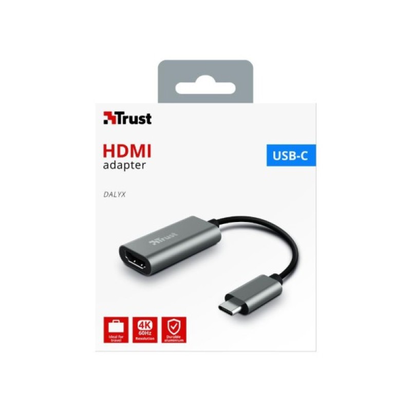 Перехідник Trust USB-C to HDMI Adapter (23774)