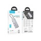 Концентратор HOCO USB-C to HDMI+PD+3xUSB3.0 HB50 Deep Space Gray (6942007647298)