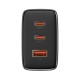 Зарядний пристрій Baseus Cube Pro Fast Charger 2C+U 65W black (P10152301113-00)