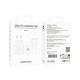 Зарядний пристрій BOROFONE BA82A Platinum USB-C PD25W + cable USB-C to USB-C White (6941991112270)
