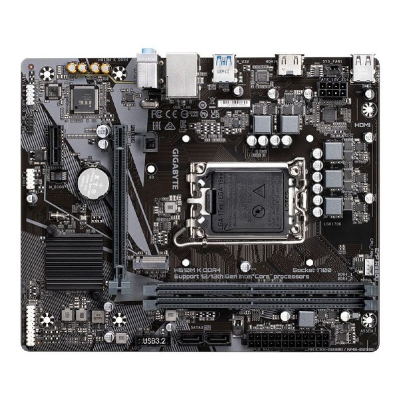 Материнська плата GIGABYTE H610M K DDR4