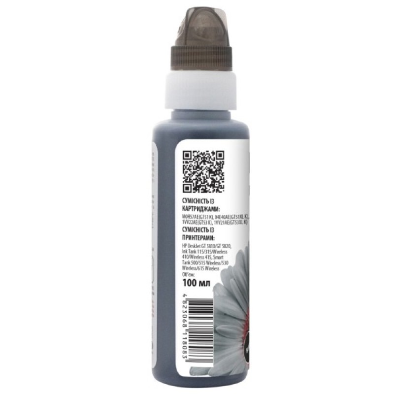 Чорнило Barva HP GT53 K 100 мл, OneKey (1K) Pigm. (HGT53-735-1K)
