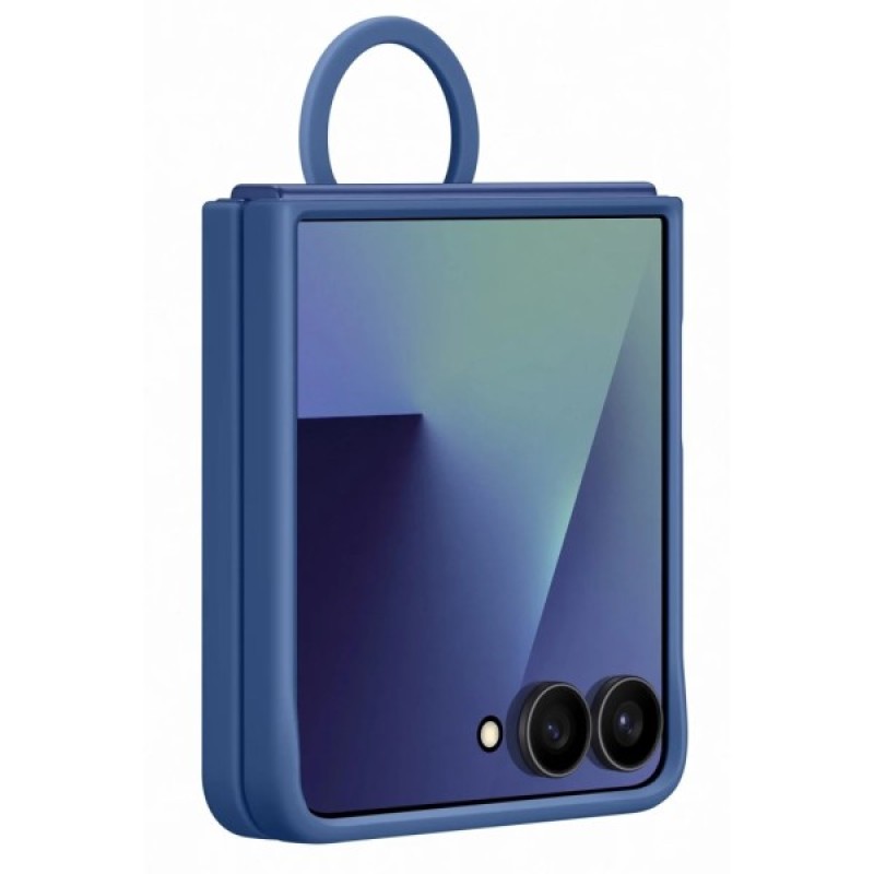 Чохол до мобільного телефона Samsung Silicone with Ring Galaxy Flip 7 Navy (EF-PF766TNEGUA)