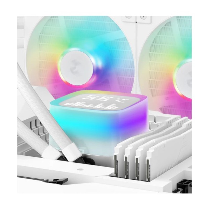 Система рідинного охолодження Deepcool LP240 ARGB White (R-LP240-WHMSMC-G-1)