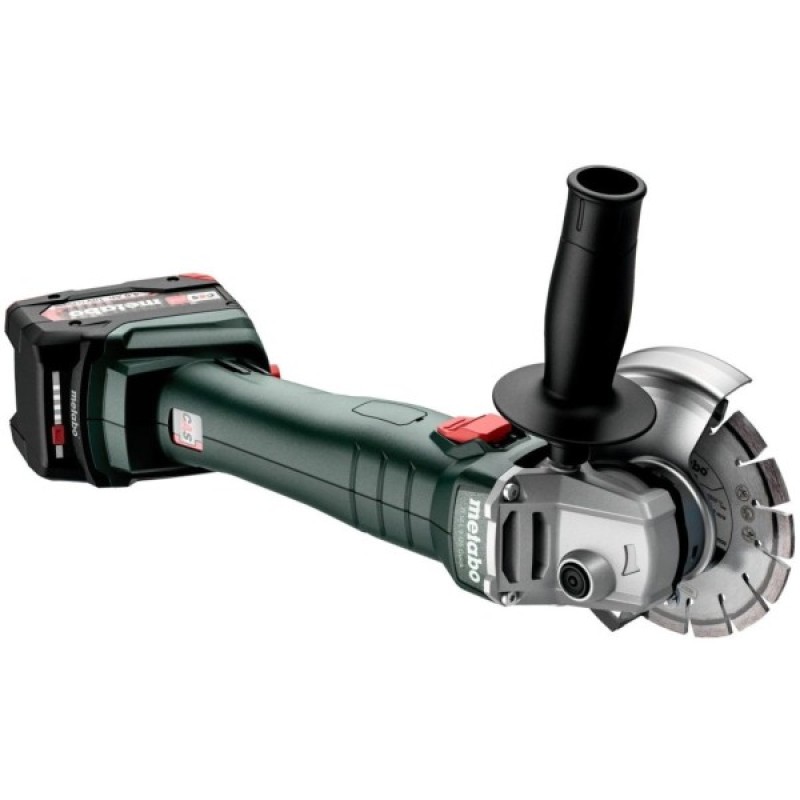 Шліфувальна машина Metabo W 18 L 9-125 125мм, 18В, 2х4Ah, 8500об/хв, 2.3кг (602247510)