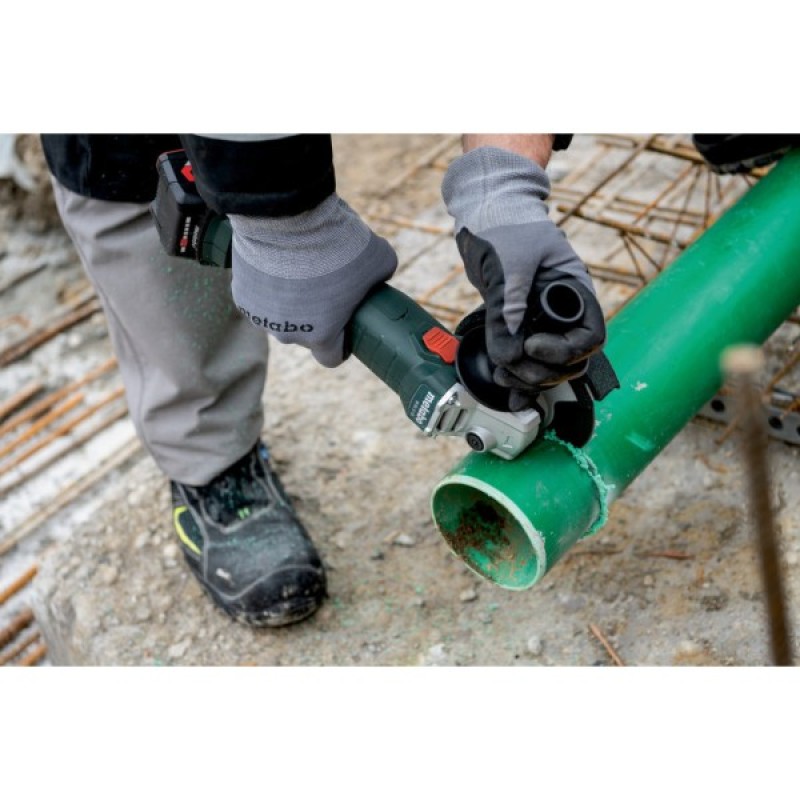 Шліфувальна машина Metabo W 18 L 9-125 125мм, 18В, 2х4Ah, 8500об/хв, 2.3кг (602247510)